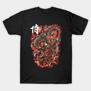 Dragon Samurai T-Shirt